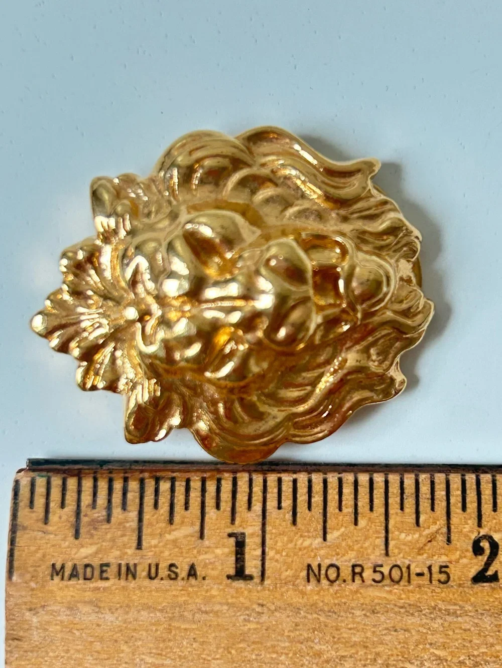 Lion & Tassel 2pc Brooch Set